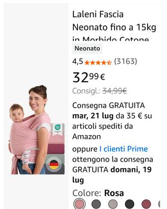 fascia neonato 