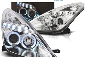 FARI PER TOYOTA CELICA T23 99-05 LED OCCHI ANGEL C