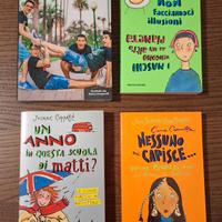 Lotto 4 libri per adolescenti teenager
