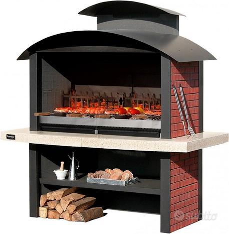 Barbecue a legna in muratura SUNDAY KANSAS