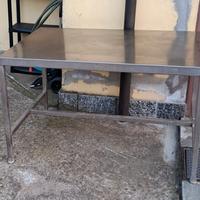 tavolo in acciaio base da lavoro