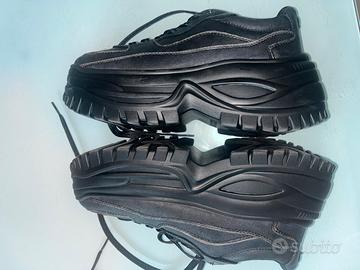 Sneakers platform nere Bershka