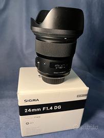 Obiettivo Sigma Art 24mm f/1.4 DG HSM per Nikon