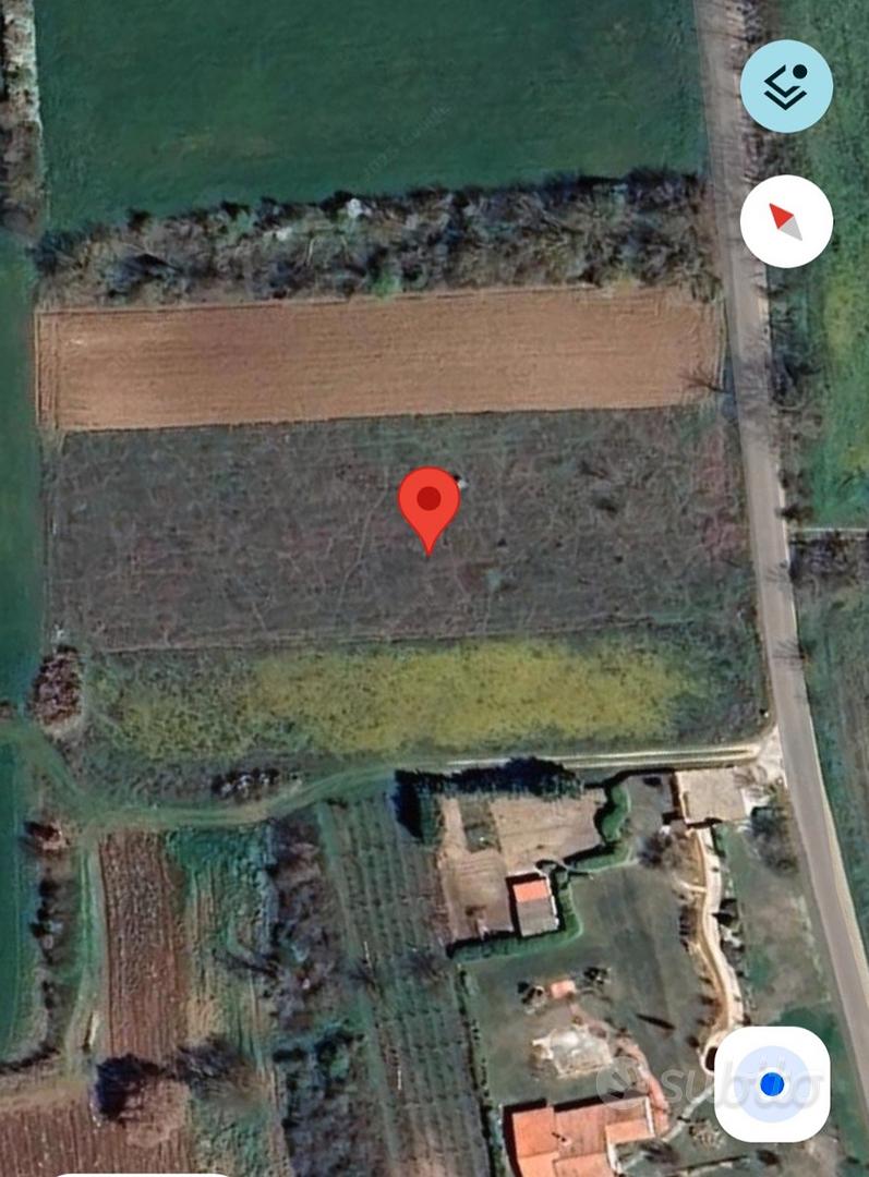 Terreno agricolo irriguo su strada - Vista 2