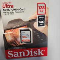 SDXC UHS-I CARD scanDisk  128GB  140Speed