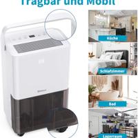 SHINCO Deumidificatore d'aria Silenzioso 10L/Giorn