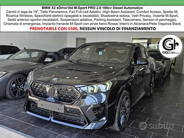 BMW X2 M-Sport PRO Camera Tetto Navi PDC NEW MODEL
