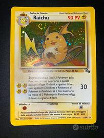 Carta Pokemon Raichu holo fossil