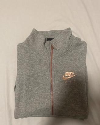 Felpa grigia Nike da donna