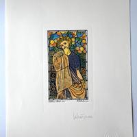 Lito-calcografia Art Nouveau.