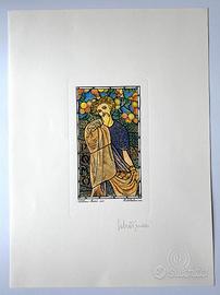 Lito-calcografia Art Nouveau.