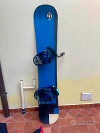 Snowboard Santa Cruz 154cm attacchi Burton