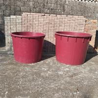 Tinozze in materiale plastico