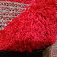 due tappeti rossi con pello lungo 