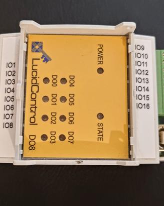 Scheda USB LucidControl DO8-I 8 uscite digitali