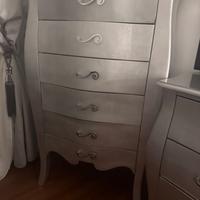 Mobile grigio stile barocco