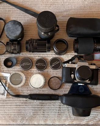 📷 Asahi Pentax Spotmatic F – Corredo compl. ’70