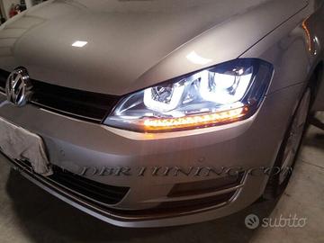Coppia fari Led VW GOLF 7 look R
