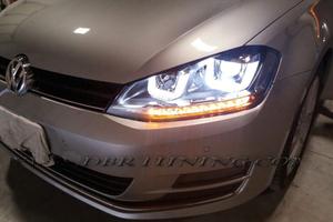 Coppia fari Led VW GOLF 7 look R