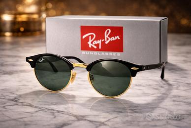 Ray-Ban Clubround Classic ORB4246 Nero/Oro – G-15