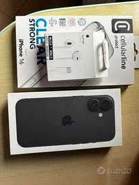 Iphone 16 black 256 giga