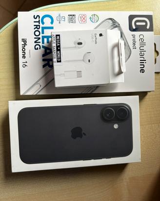 Iphone 16 black 256 giga