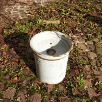 Rara antica sputacchiera smaltata fne ottocento