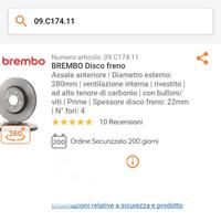 BREMBO Disco freno