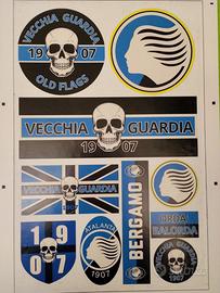 10 ADESIVI ATALANTA ULTRAS VECCHIA GUARDIA DEA - P