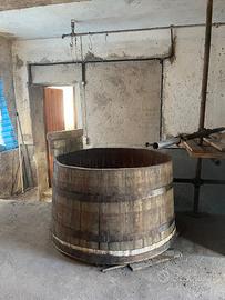 Tinozza in legno di castagno 