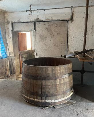 Tinozza in legno di castagno 