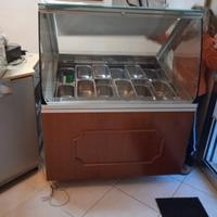 Vetrina da esposizione per il Gelato ISA