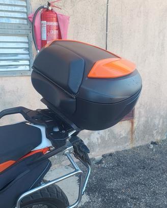 Baule posteriore valigia centrale ktm