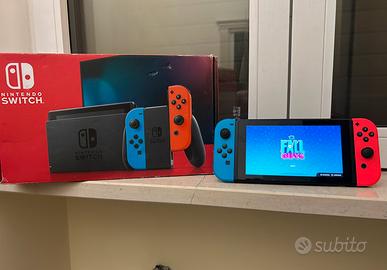 Nintendo Switch V2 (Batteria migliorata) completa