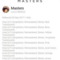 Lucio Battisti masters boxset 