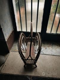 porta riviste in legno 