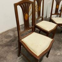 4 sedie in legno