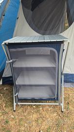 mobiletto campeggio 4 ripiani