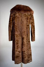 Giacca pelle con inserto