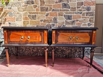 Coppia Comodini Vintage Anni '50