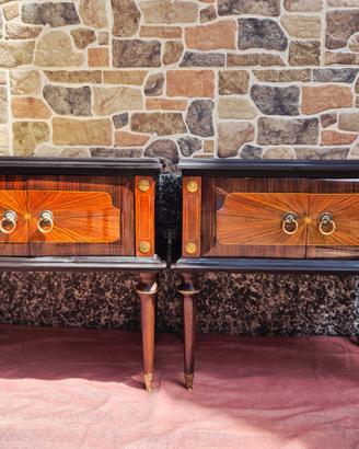 Coppia Comodini Vintage Anni '50