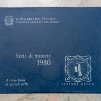 Serie divisionale Repubblica Italiana 1980