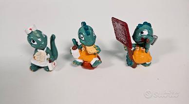 3 pz Happy Dinos Kinder Sorpresa