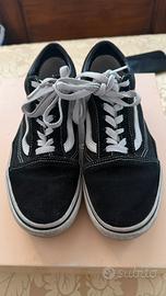 Vans Old Skool Nere e Bianche Platform – TG 37