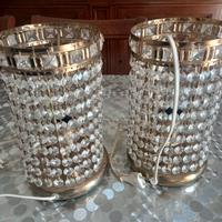 coppia di lampade da comodino 