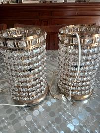 coppia di lampade da comodino 