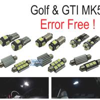 KIT 13 LAMPADE LED INTERNE PER VOLKSWAGEN VW GTI G