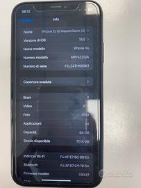 Iphone XR NERO Originale