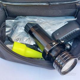 Lampada sub Berenice Video - riprese sub