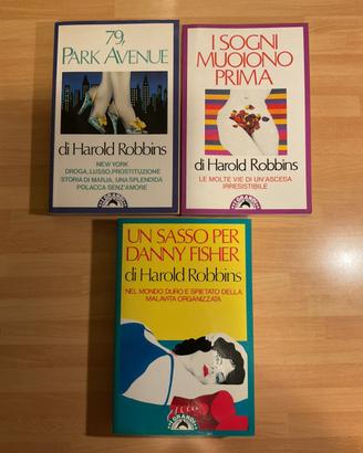 Harold Robbins, set 3 libri: 79, Park Avenue+altro